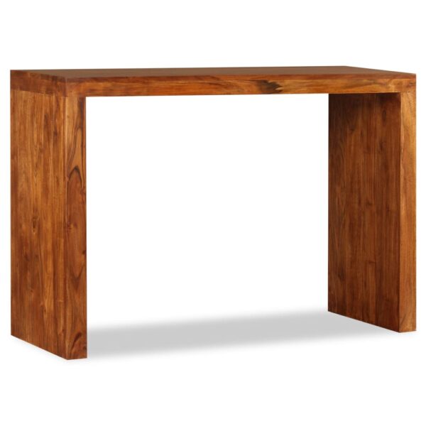 vidaXL Console Table Solid Wood with Honey Finish 43.3"x15.7"x29.9" - Image 5