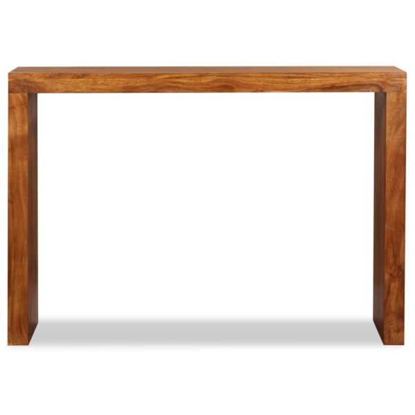 vidaXL Console Table Solid Wood with Honey Finish 43.3"x15.7"x29.9" - Image 6