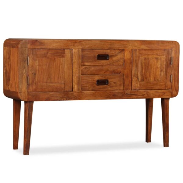 vidaXL Sideboard Solid Wood with Honey Finish 47.2"x11.8"x29.5" - Image 5