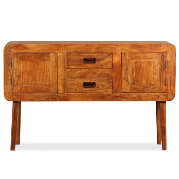 vidaXL Sideboard Solid Wood with Honey Finish 47.2"x11.8"x29.5" - Image 7