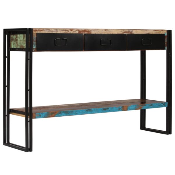 vidaXL Console Table Solid Reclaimed Wood 47.2"x11.8"x29.9" - Image 11