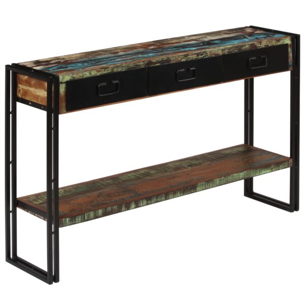 vidaXL Console Table Solid Reclaimed Wood 47.2"x11.8"x29.9" - Image 7