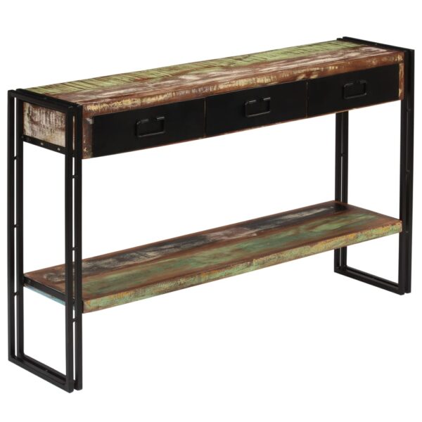 vidaXL Console Table Solid Reclaimed Wood 47.2"x11.8"x29.9" - Image 9