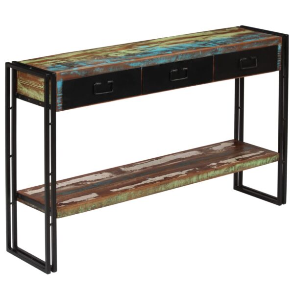 vidaXL Console Table Solid Reclaimed Wood 47.2"x11.8"x29.9" - Image 10