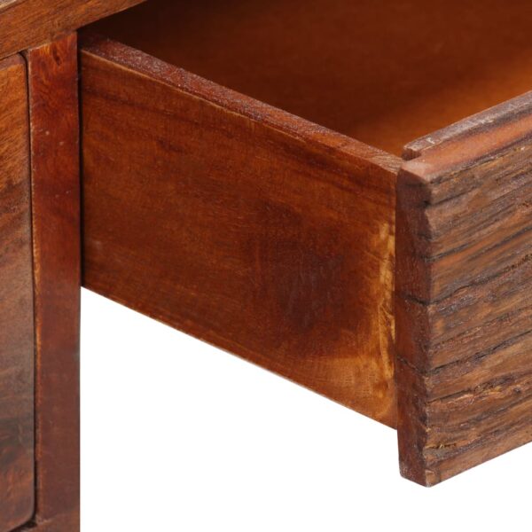 vidaXL Desk Solid Sheesham Wood and Real Leather 46.1"x19.7"x29.9" - Image 10