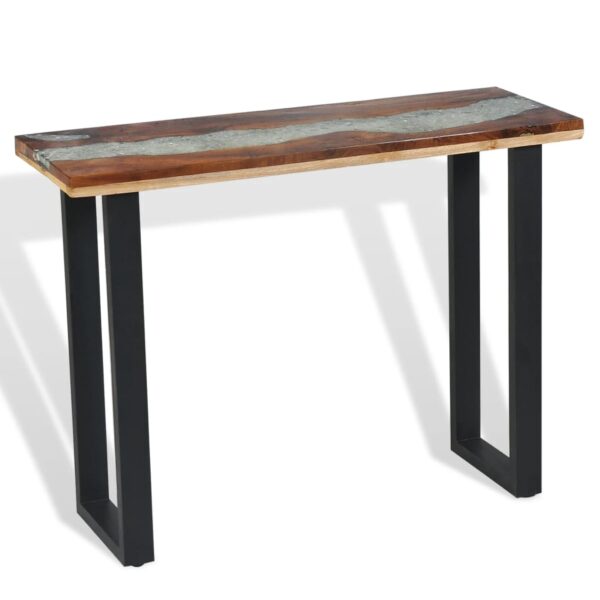 vidaXL Console Table Teak 39.4"x13.8"x29.5" - Image 12