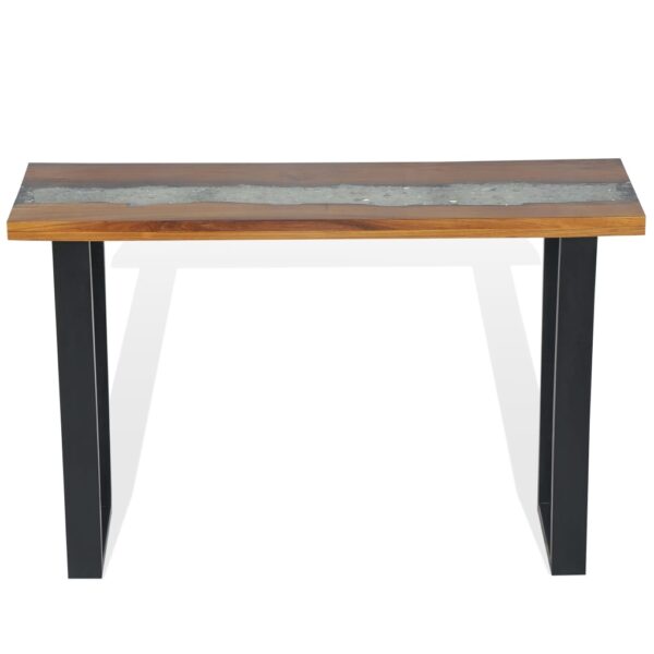 vidaXL Console Table Teak 39.4"x13.8"x29.5" - Image 3