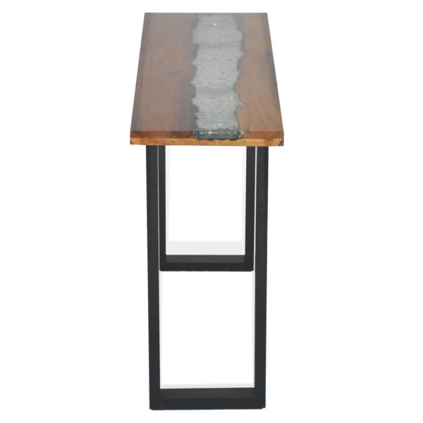 vidaXL Console Table Teak 39.4"x13.8"x29.5" - Image 5