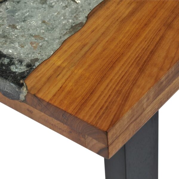 vidaXL Console Table Teak 39.4"x13.8"x29.5" - Image 6