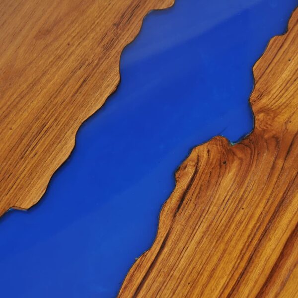 vidaXL Coffee Table Teak Resin 39.4"x19.7"x15.7" - Image 11