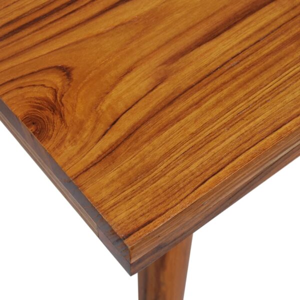 vidaXL Coffee Table Teak Resin 39.4"x19.7"x15.7" - Image 10