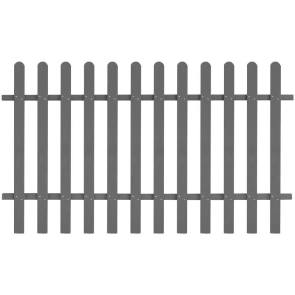 vidaXL Picket Fence WPC 78.7"x47.2"