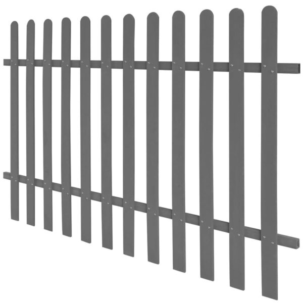 vidaXL Picket Fence WPC 78.7"x47.2" - Image 2