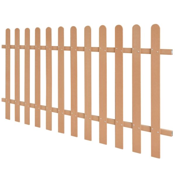 vidaXL Picket Fence WPC 78.7"x39.4" - Image 2