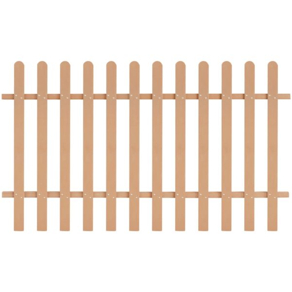 vidaXL Picket Fence WPC 78.7"x47.2"