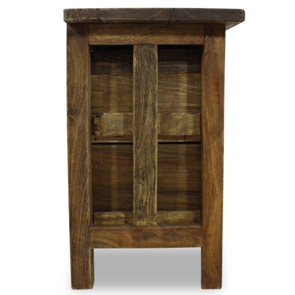 vidaXL Nightstand Solid Reclaimed Wood 15.7"x11.8"x20.1" - Image 4