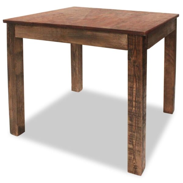 vidaXL Dining Table Solid Reclaimed Wood 32.3"x31.5"x29.9"