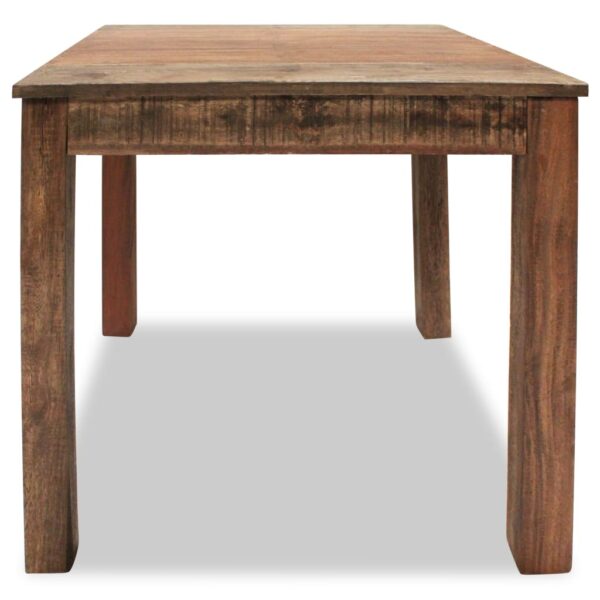 vidaXL Dining Table Solid Reclaimed Wood 32.3"x31.5"x29.9" - Image 5