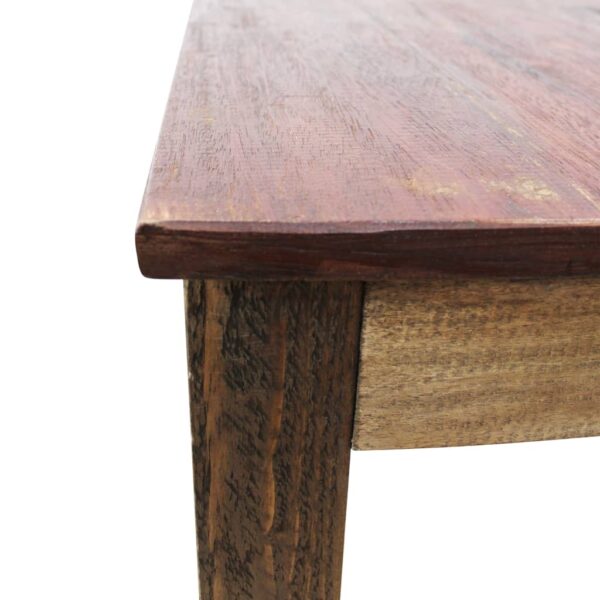 vidaXL Dining Table Solid Reclaimed Wood 32.3"x31.5"x29.9" - Image 8