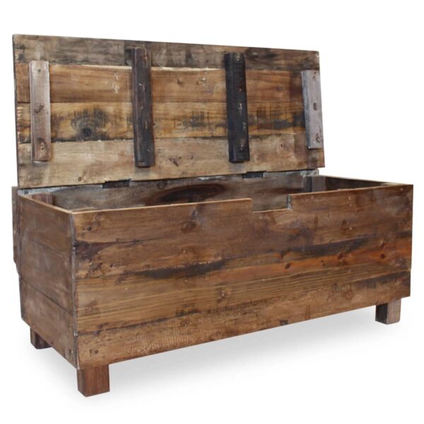 vidaXL Bench Solid Reclaimed Wood 33.9"x15.7"x23.6" - Image 8