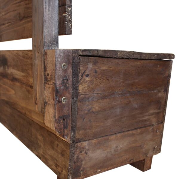 vidaXL Bench Solid Reclaimed Wood 33.9"x15.7"x23.6" - Image 9