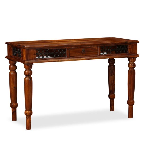 vidaXL Writing Table Solid Sheesham Wood 47.2"x19.7"x29.9" - Image 12