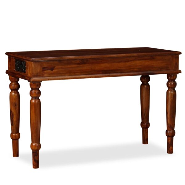 vidaXL Writing Table Solid Sheesham Wood 47.2"x19.7"x29.9" - Image 5