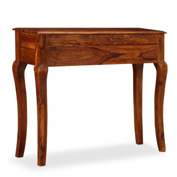 vidaXL Console Table Solid Sheesham Wood 35.4"x12.6"x29.9" - Image 4