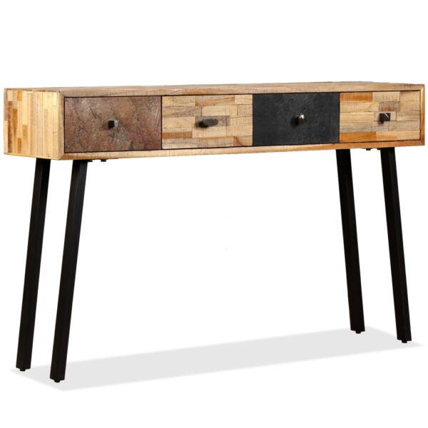 vidaXL Console Table Solid Reclaimed Teak 47.2"x11.8"x29.9"