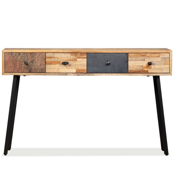 vidaXL Console Table Solid Reclaimed Teak 47.2"x11.8"x29.9" - Image 3