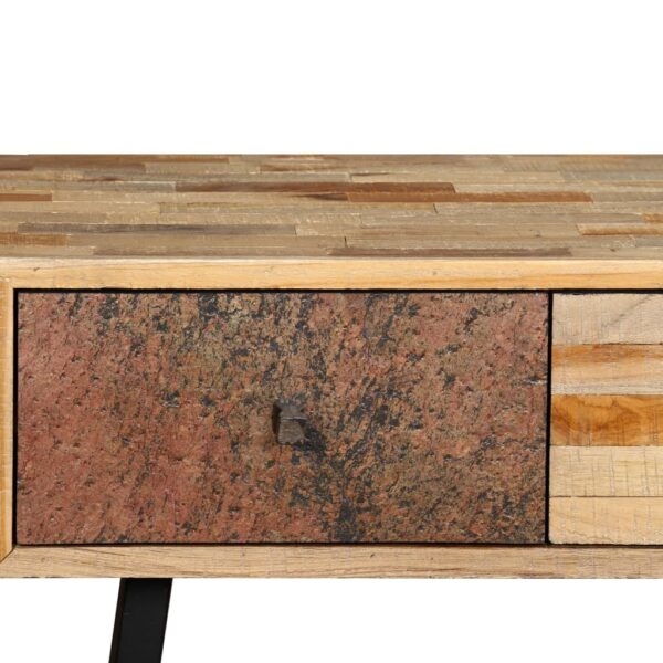 vidaXL Console Table Solid Reclaimed Teak 47.2"x11.8"x29.9" - Image 6