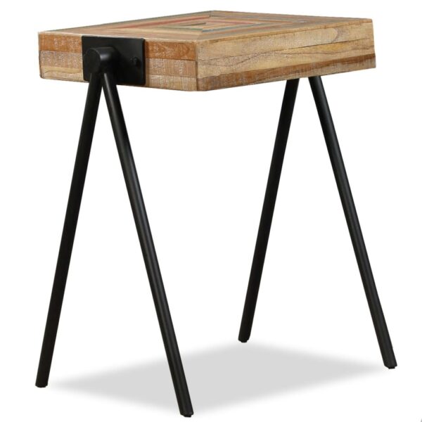 vidaXL Side Table Solid Reclaimed Teak - Image 2