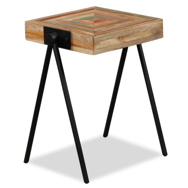 vidaXL Side Table Solid Reclaimed Teak - Image 11