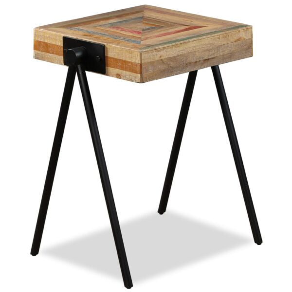 vidaXL Side Table Solid Reclaimed Teak - Image 12