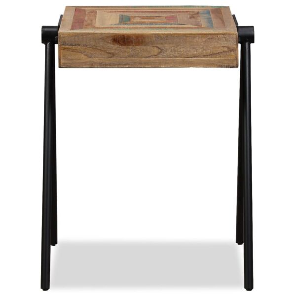 vidaXL Side Table Solid Reclaimed Teak - Image 4