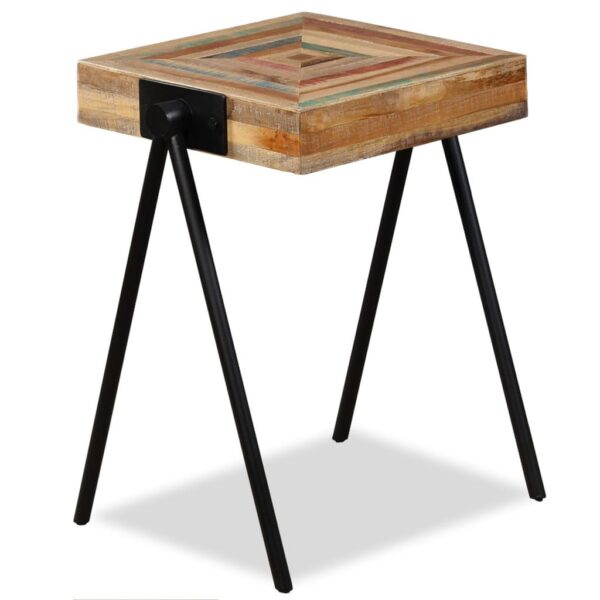 vidaXL Side Table Solid Reclaimed Teak - Image 10