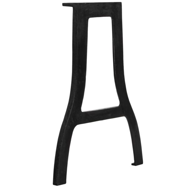 vidaXL Dining Table Legs 2 pcs A-Frame Cast Iron - Image 3