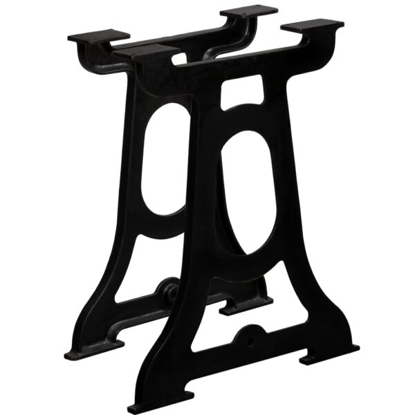 vidaXL Dining Table Legs 2 pcs Y-Frame Cast Iron