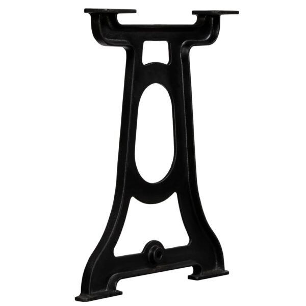 vidaXL Dining Table Legs 2 pcs Y-Frame Cast Iron - Image 2