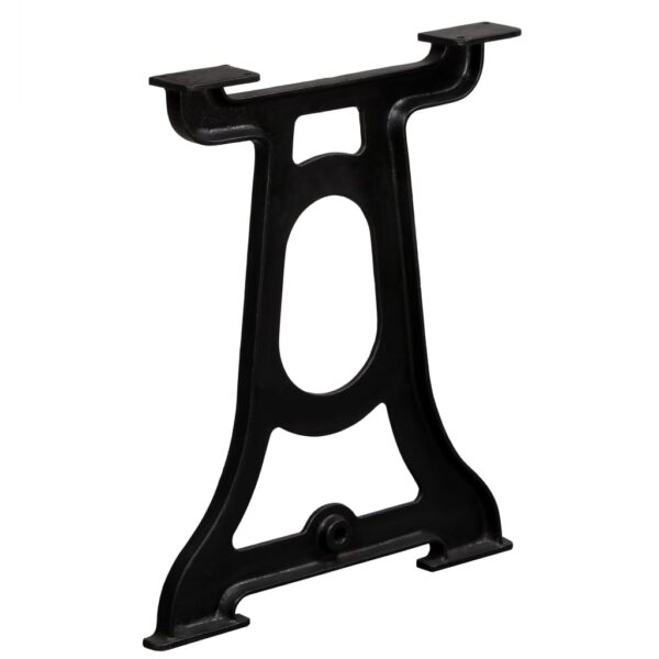 vidaXL Dining Table Legs 2 pcs Y-Frame Cast Iron - Image 3