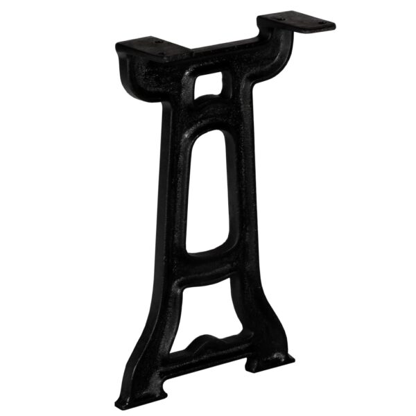 vidaXL Bench Legs 2 pcs Y-Frame Cast Iron - Image 2