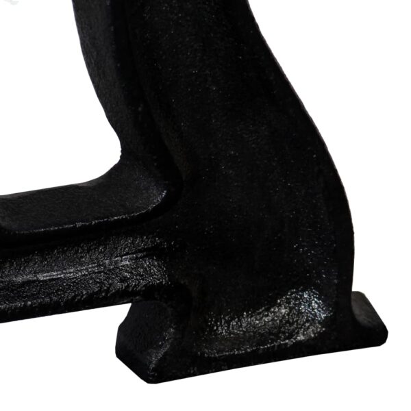 vidaXL Bench Legs 2 pcs Y-Frame Cast Iron - Image 7