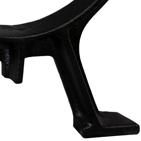 vidaXL Bench Legs 2 pcs O-Frame Cast Iron - Image 10