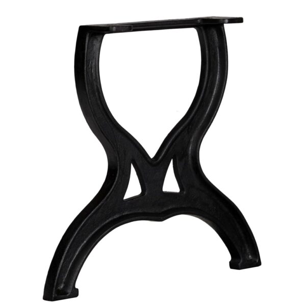 vidaXL Coffee Table Legs 2 pcs X-Frame Cast Iron - Image 3