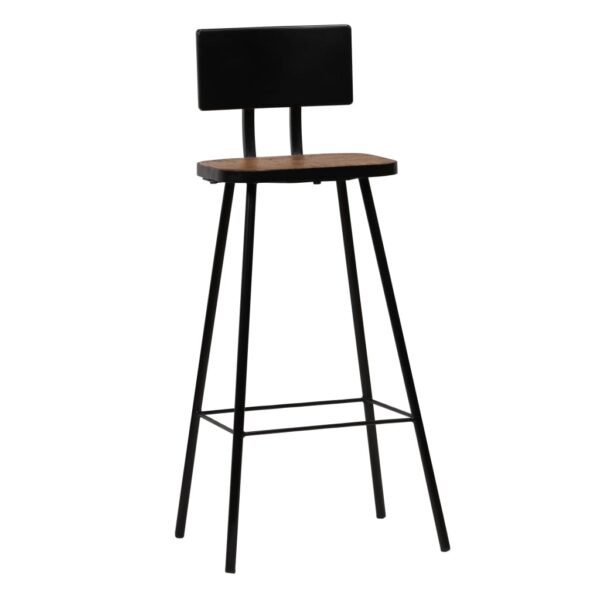 vidaXL Bar Stools 2 pcs Solid Reclaimed Wood - Image 11