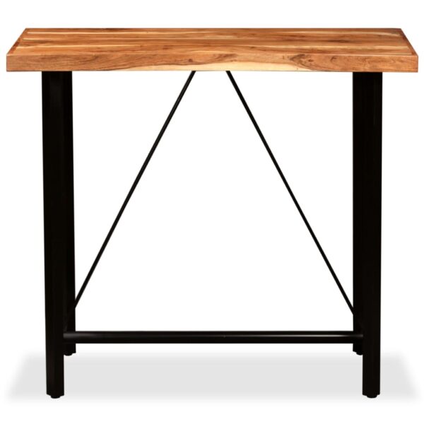 vidaXL Bar Table Solid Acacia Wood 47.2"x23.6"x42.1" - Image 10