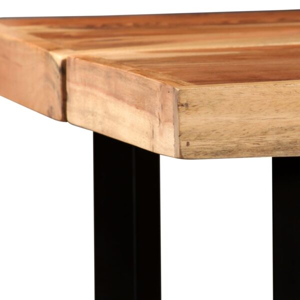 vidaXL Bar Table Solid Acacia Wood 59"x27.6"x42.1" - Image 4