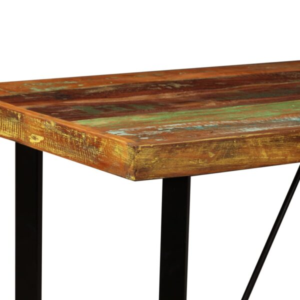 vidaXL Bar Table Solid Reclaimed Wood 47.2"x23.6"x42.1" - Image 3