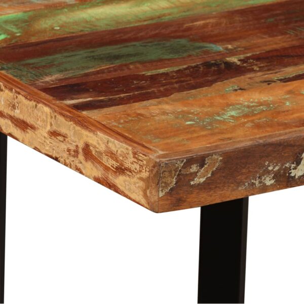 vidaXL Bar Table Solid Reclaimed Wood 47.2"x23.6"x42.1" - Image 4