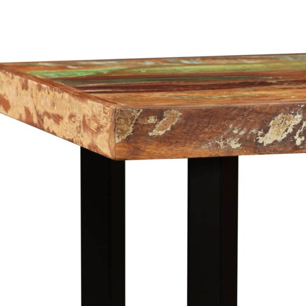 vidaXL Bar Table Solid Reclaimed Wood 47.2"x23.6"x42.1" - Image 5